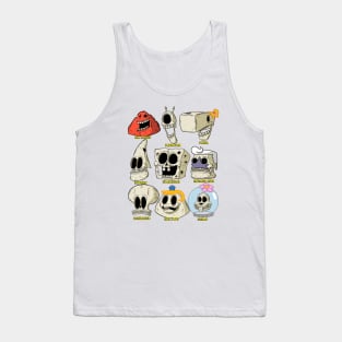 Cartoon Skulls (6) Tank Top